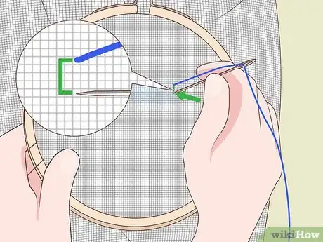 Image titled Work the Bargello or Long Stitch in Needlepoint Step 6