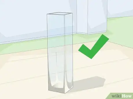Image titled Make a Frosted Vase with a Rubber Band Step 1