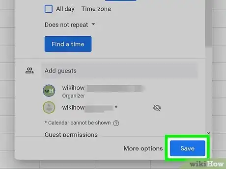 Image titled Schedule a Google Meet in Advance Step 13
