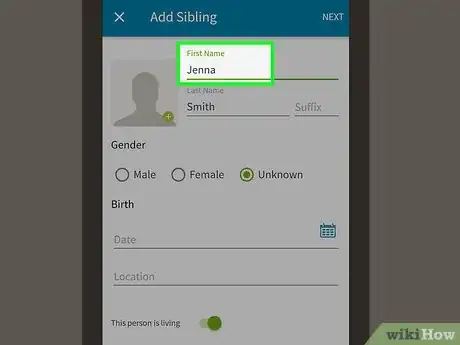 Image titled Add Siblings on Ancestry Step 14