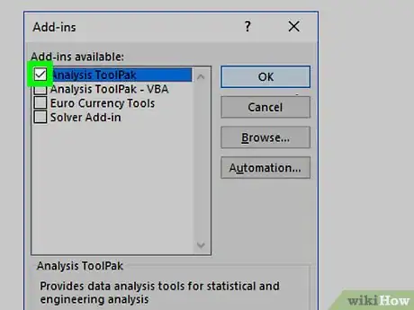 Image titled Download Data Analysis for Excel on PC or Mac Step 7