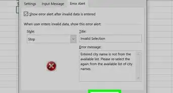 Create a Drop Down List in Excel