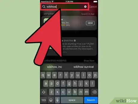 Image titled Use Spotlight to Search the Web Step 2
