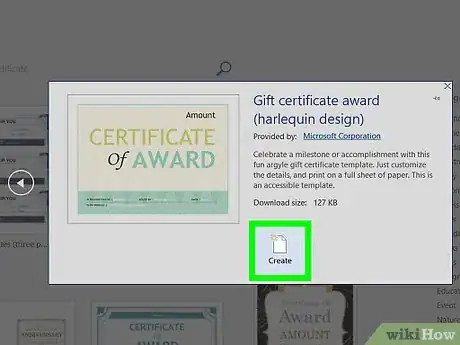 Image titled Make Your Own Printable Certificate Step 5