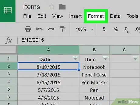 Image titled Rotate Text on Google Sheets on PC or Mac Step 4