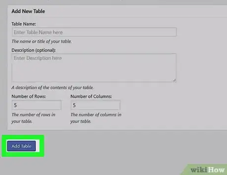 Image titled Insert a Table in WordPress Step 10