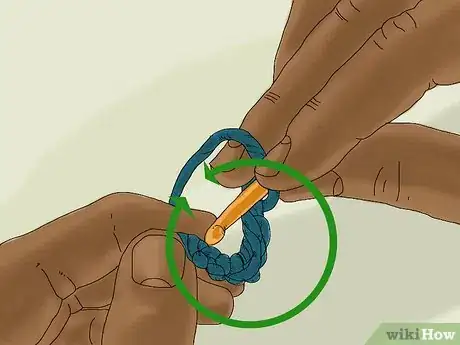 Image titled Crochet Petal Cone Edging Step 2