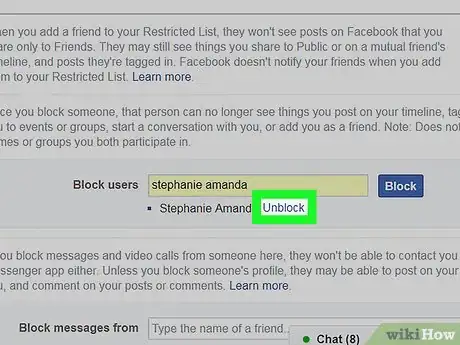 Image titled Unblock Someone on Facebook Step 12