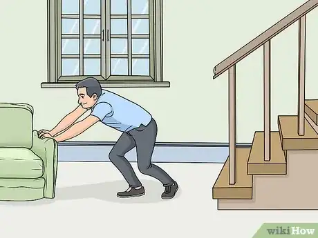 Image titled Stain Stairs Step 2