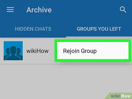 Image titled Rejoin a Group on GroupMe on Android Step 6