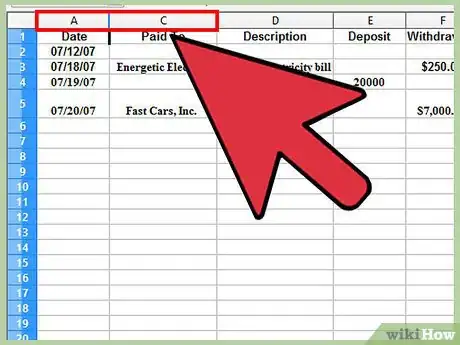 Image titled Create a Check Register with OpenOffice.org Calc Step 17