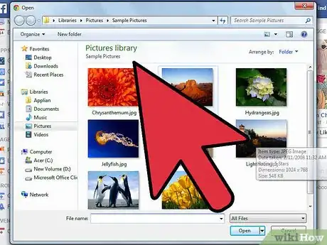 Image titled Post Multiple Photos on Facebook Step 9