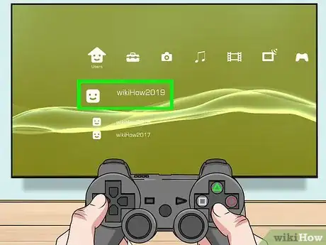 Image titled Delete PS3 Profiles Step 5