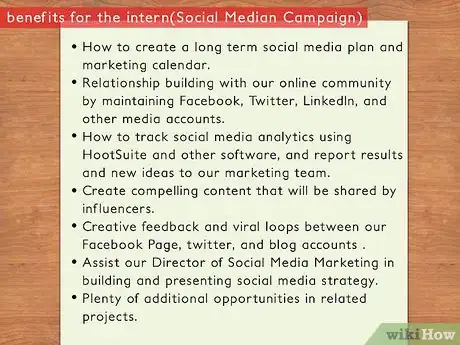 Image titled Write a Job Description for an Intern Step 10