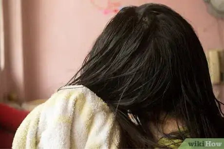 Image titled Straighten Hair with a Roller Brush Step 1