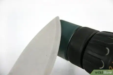 Image titled Sharpen a Knife With a Powerdrill and Sandpaper Step 7
