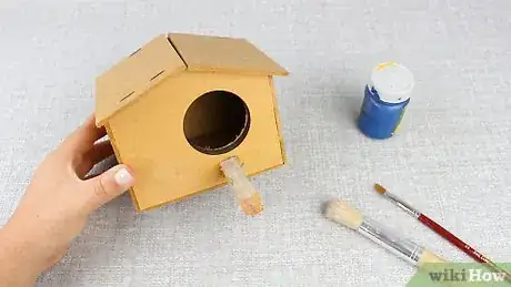 Image titled Decorate a Bird House Step 1
