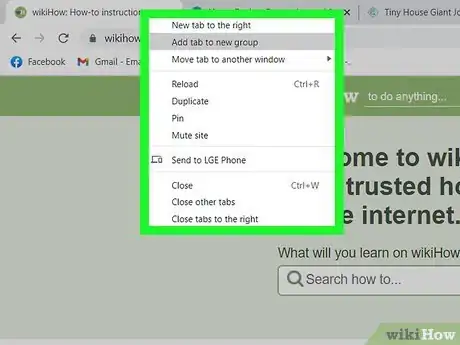 Image titled Make Tab Groups on Chrome Step 2