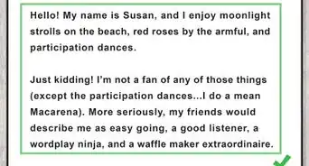 Write a Personal Bio