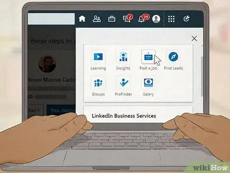 Image titled Attract Candidates on LinkedIn Step 1