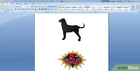 Image titled Print on a Shirt Using Microsoft Word 2007 Step 2