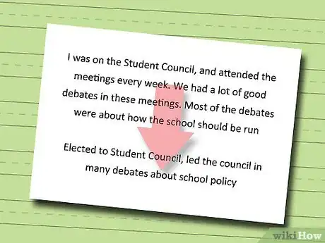 Image titled Write a College Resume Step 9