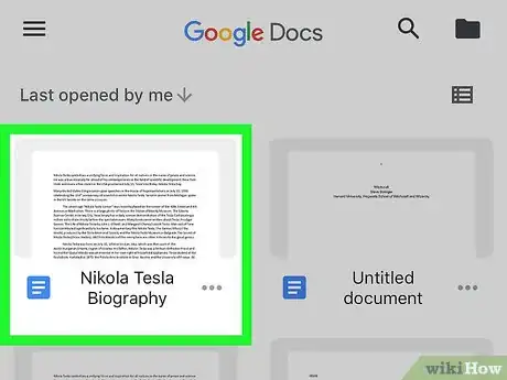 Image titled Do Landscape in Google Docs on iPhone or iPad Step 2
