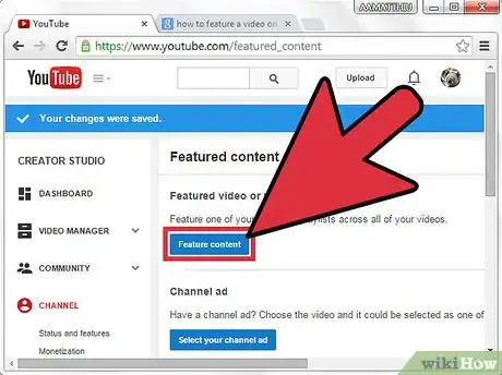 Image titled Feature a Playlist on All Your YouTube Videos Step 9