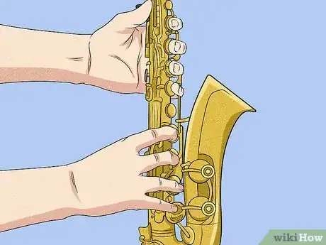 Image titled Change Instruments from Bb Clarinet to Soprano Saxophone Step 3
