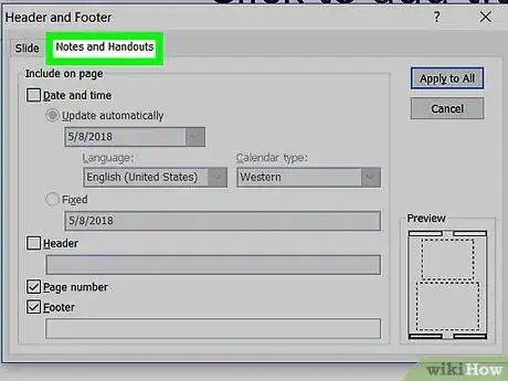 Image titled Edit the Footer in PowerPoint on PC or Mac Step 15