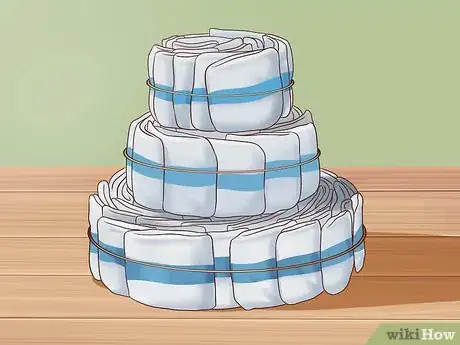 Image titled Make a Diaper Cake Step 11