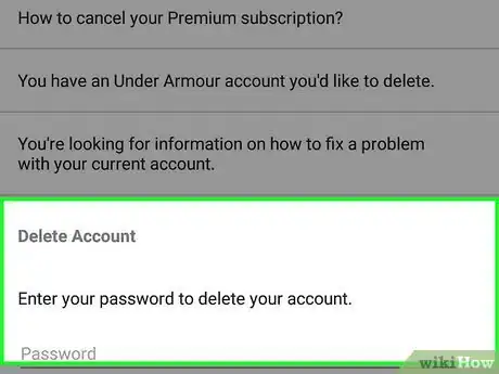 Image titled Delete a Myfitnesspal Account Step 12