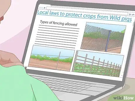 Image titled Protect Crops from Wild Pigs Step 1