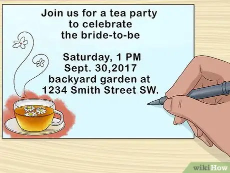 Image titled Host a Bridal Shower Tea Party Step 12