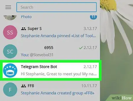 Image titled Remove a Telegram Bot on PC or Mac Step 2
