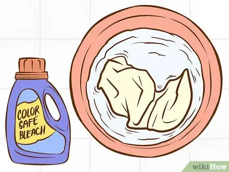 Image titled Remove Coloring Washed in to Clothes Step 8