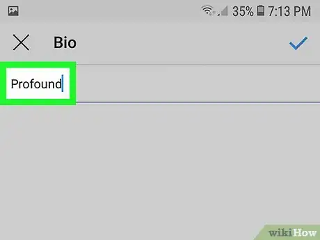Image titled Get Multiple Lines in an Instagram Bio on Android Step 5