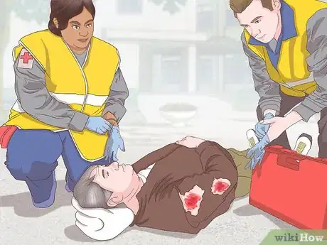 Image titled Treat a Spinal Injury Victim Step 1