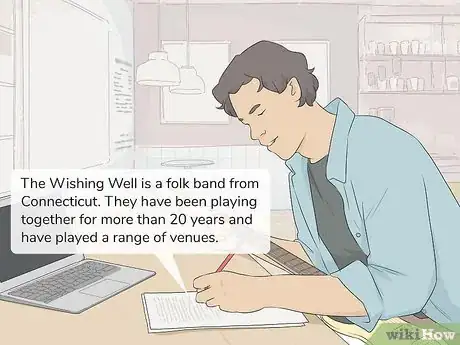 Image titled Write a Band Bio Step 1