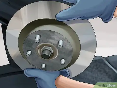 Image titled Install the Front Rotors and Brake Pads on Nissan Sentra 2.0L SR 2010 Step 6