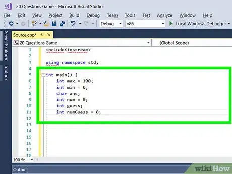 Image titled Create a 20 Questions Game in C++ Step 10
