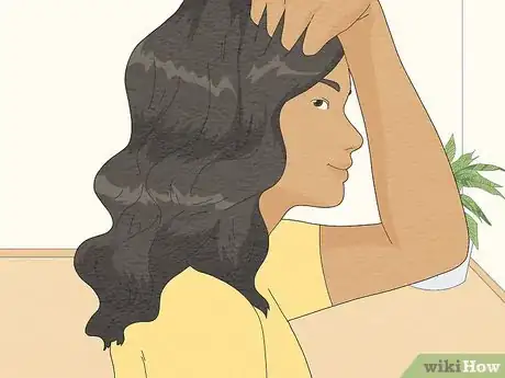 Image titled Curl Black Hair with a Curling Iron Step 23