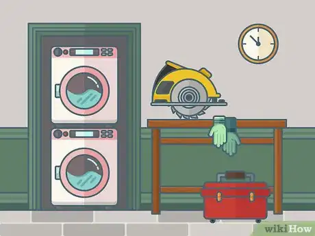 Image titled Hide the Washer and Dryer in the Kitchen Step 10