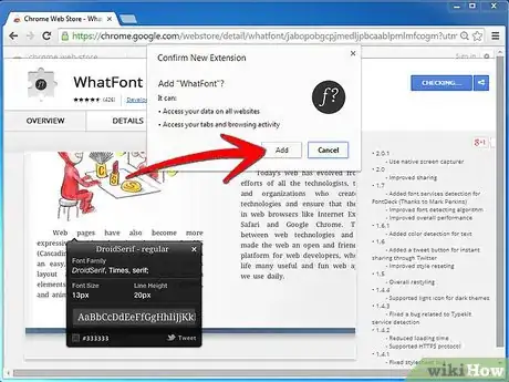 Image titled Find the Font Used in a Website Step 8