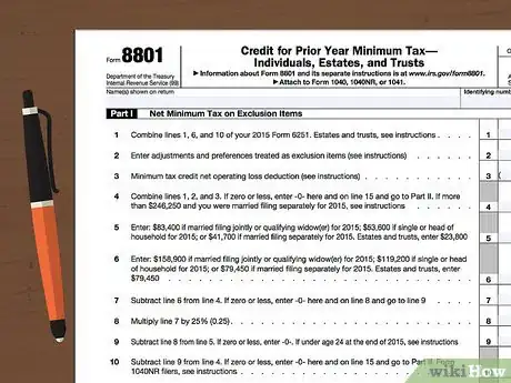 Image titled Claim AMT Credit Step 4