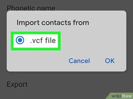 Image titled Transfer Contacts from Android to Android Step 15
