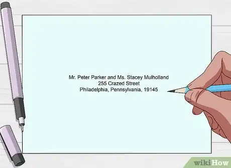 Image titled Address Save the Date Cards for a Wedding Step 4