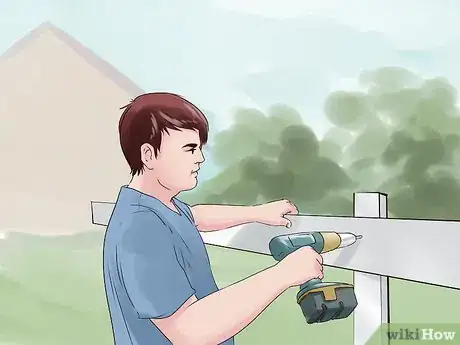 Image titled Build a Steel Post and Rail Fence Step 16