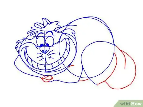 Image titled Draw Cheshire from Alice in Wonderland Step 5