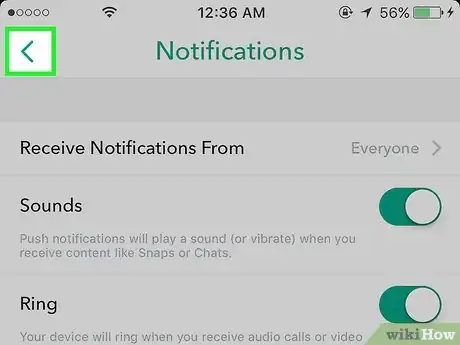 Image titled Hear Sounds when Someone Sends You a Snapchat Step 6